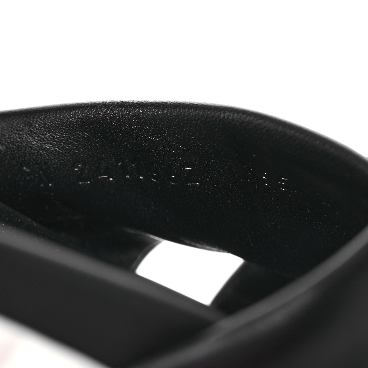 Hermes Nappa Womens Infra Sandals 39.5 Black 9 of 11