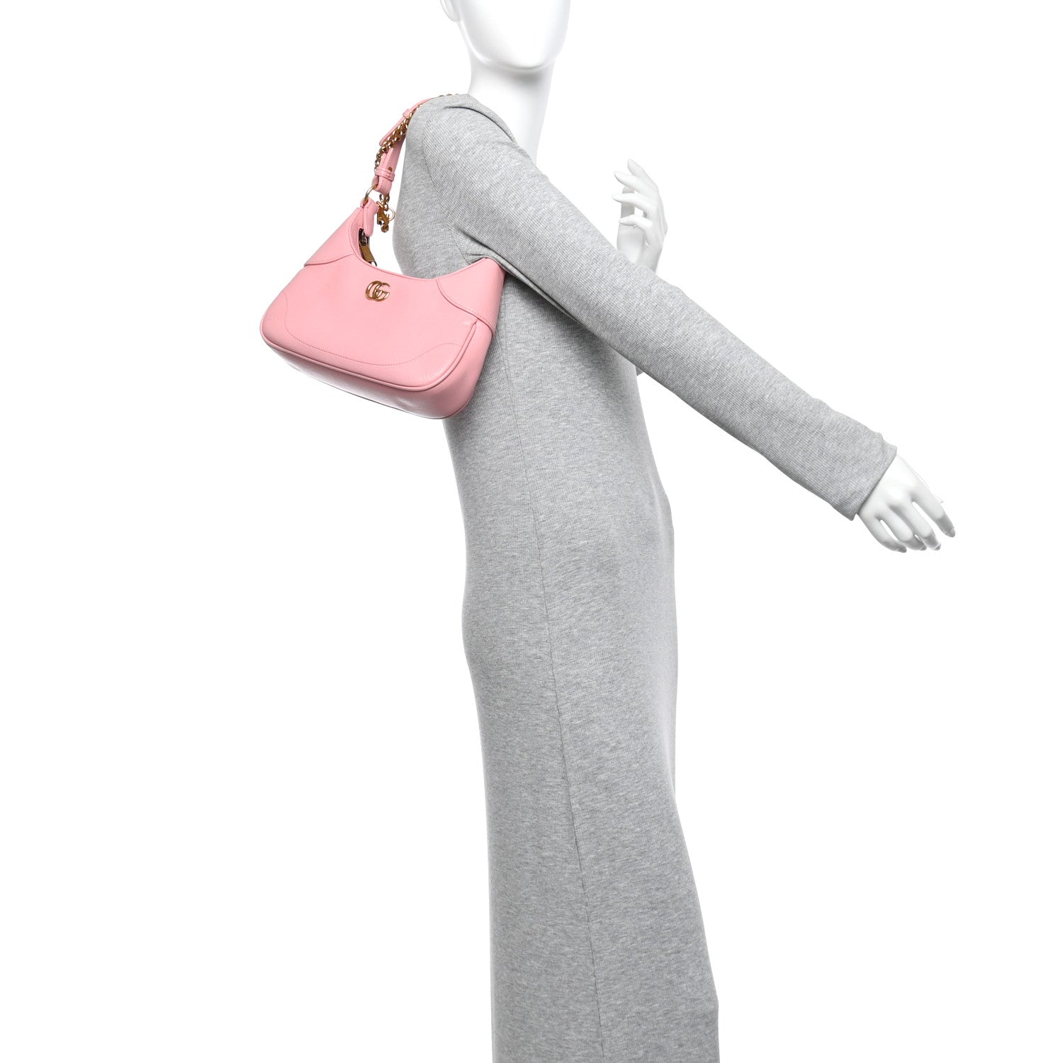 Gucci Goatskin Small Aphrodite Shoulder Bag Wild Rose 2 of 10