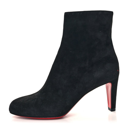 Christian Louboutin Veau Velours Top 70 Ankle Boots 36.5 Black 1 of 7
