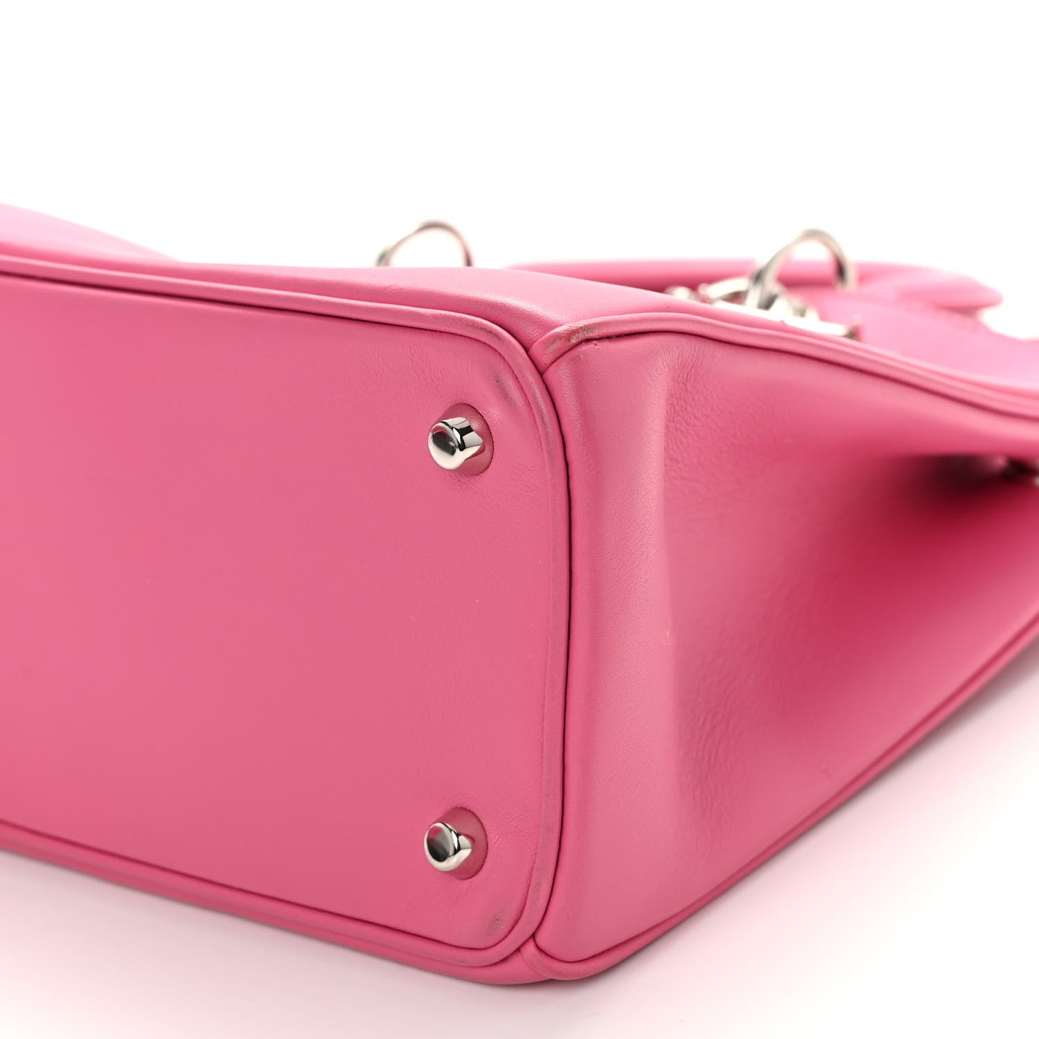 Christian Dior Smooth Calfskin Medium Diorissimo Tote Pink 10 of 11