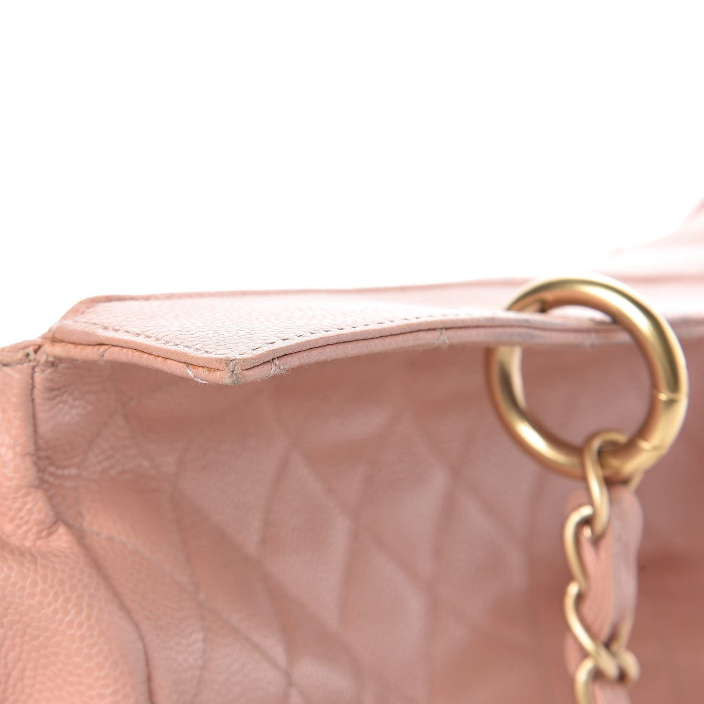 Caviar Quilted Grand Timeless Tote GTT Pink