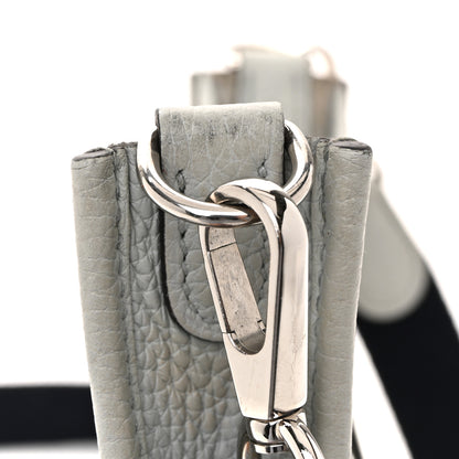 Hermes Taurillon Clemence Amazone Evelyne TPM Bleu Pale Indigo 8 of 17