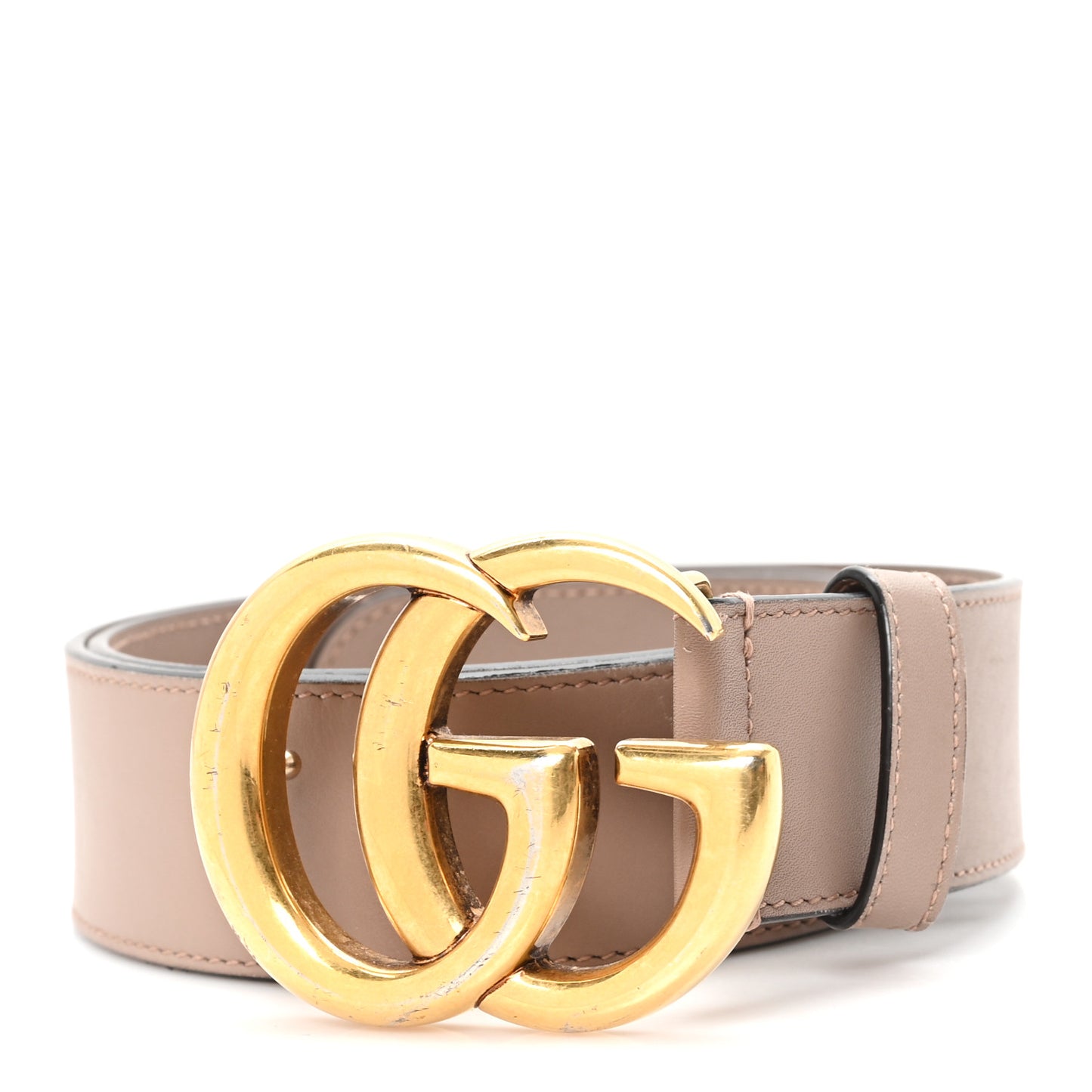 Calfskin Double G 40mm Belt 85 34 Porcelain Rose