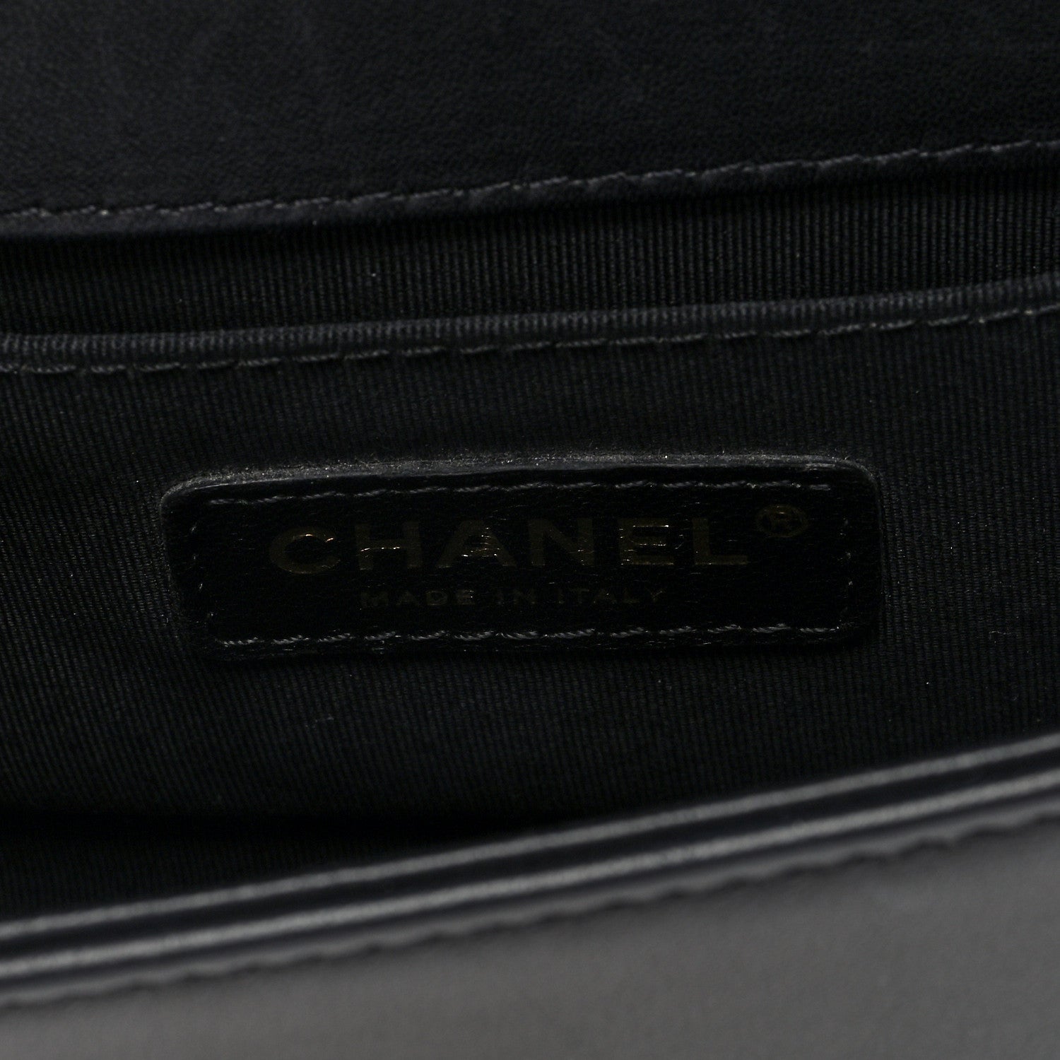 Chanel Lambskin Chevron Quilted Small Boy Flap Black 6 of 10