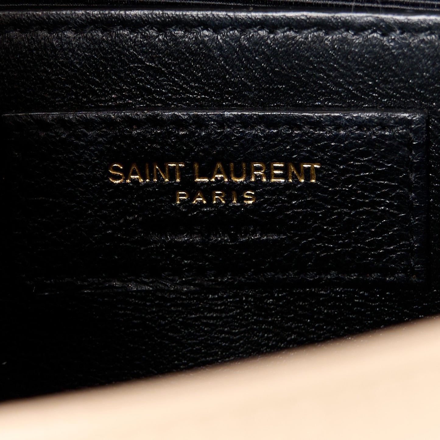 Grain De Poudre Small Monogram Kate Satchel Dark Beige