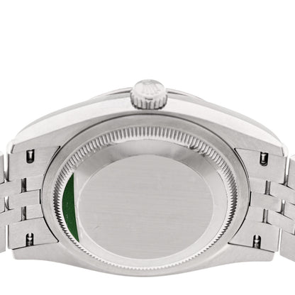 Rolex Stainless Steel 18K White Gold 36mm Oyster Perpetual Datejust Watch White Roman 126234 4 of 5