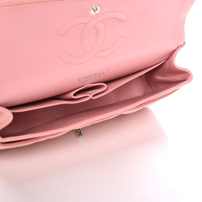 Chanel Lambskin Quilted Medium Double Flap Light Pink 5 of 14