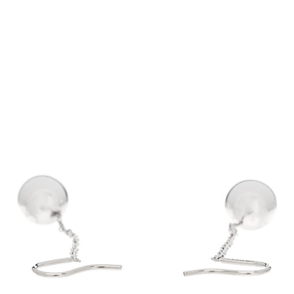 Tiffany Sterling Silver 10mm HardWear Ball Drop Earrings 3 of 4