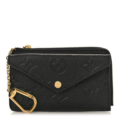 Louis Vuitton Empreinte Recto Verso Card Holder Black 1 of 8