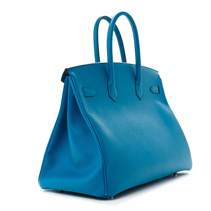 Hermes Epsom Birkin 35 Bleu Zanzibar 3 of 15