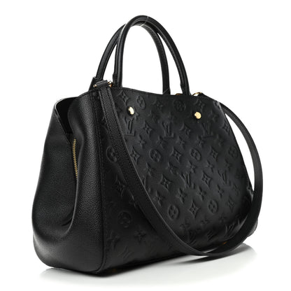 Louis Vuitton Empreinte Montaigne MM Black 2 of 7
