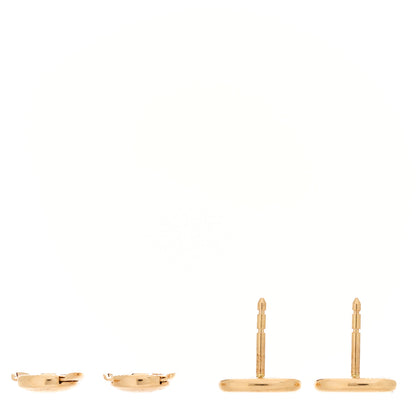 Hermes 18K Rose Gold TPM Farandole Stud Earrings 3 of 5