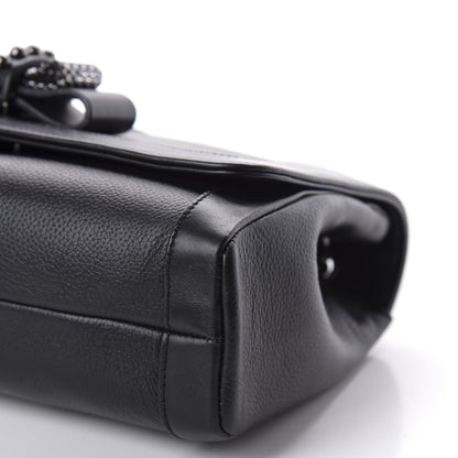 Christian Louboutin Calfskin Small Sweet Charity Shoulder Bag Black 7 of 10