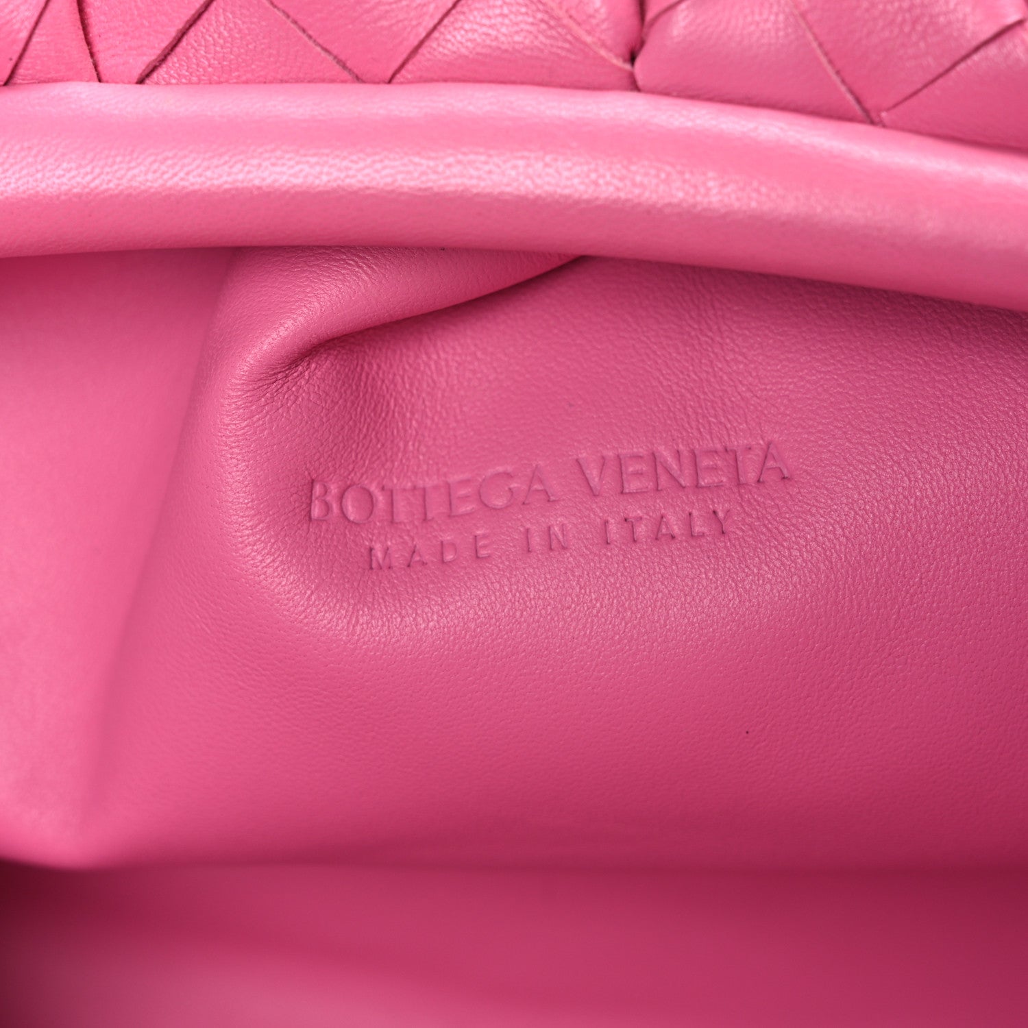 Bottega Veneta Nappa Maxi Intrecciato The Pouch Oversized Clutch