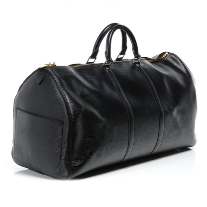 Louis Vuitton Epi Keepall 55 Black 3 of 7