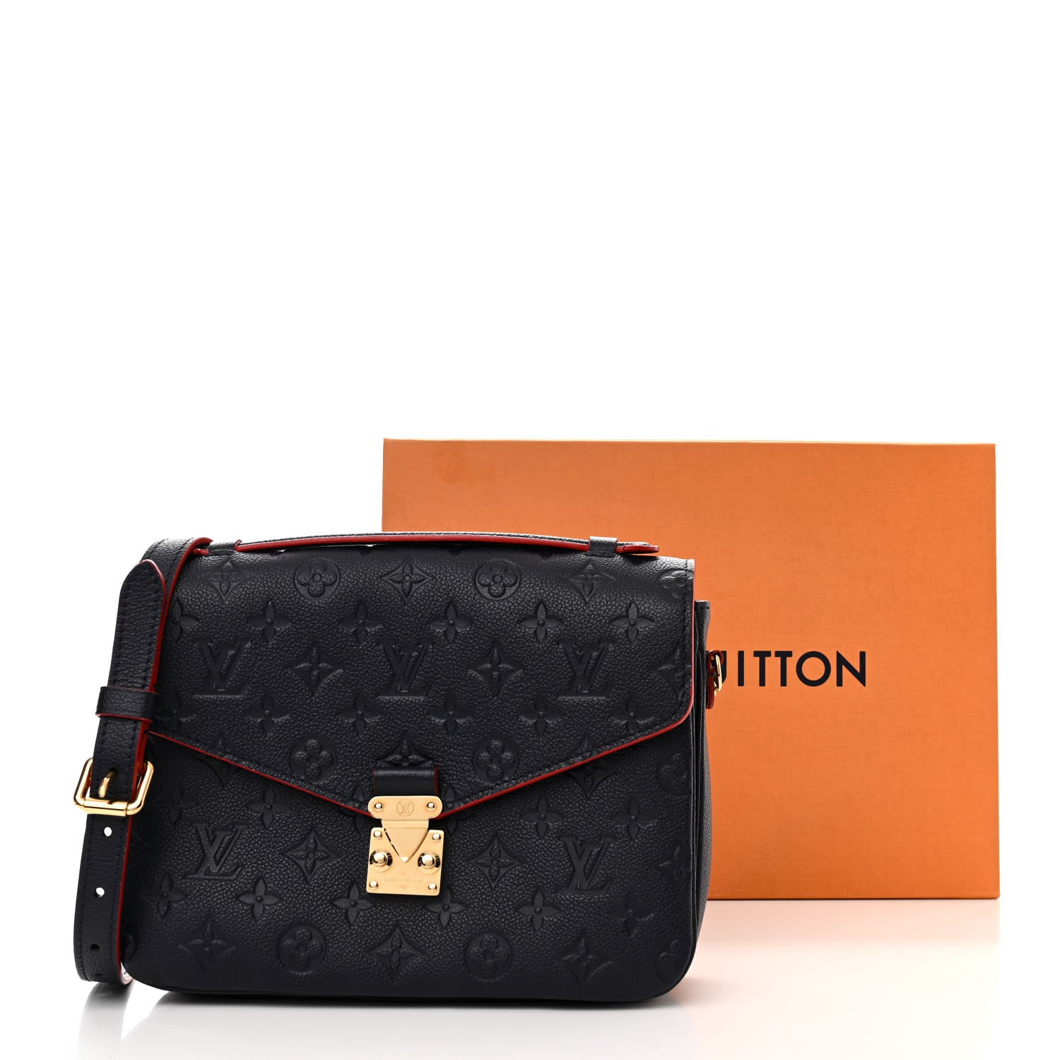 Louis Vuitton Empreinte Pochette Metis Marine Rouge 12 of 12