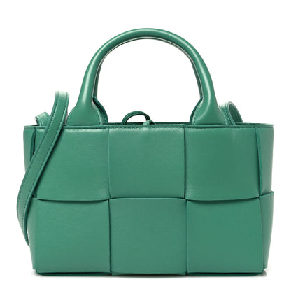 Bottega Veneta Lambskin Maxi Intreccio Candy Arco Tote Mermaid 1 of 10