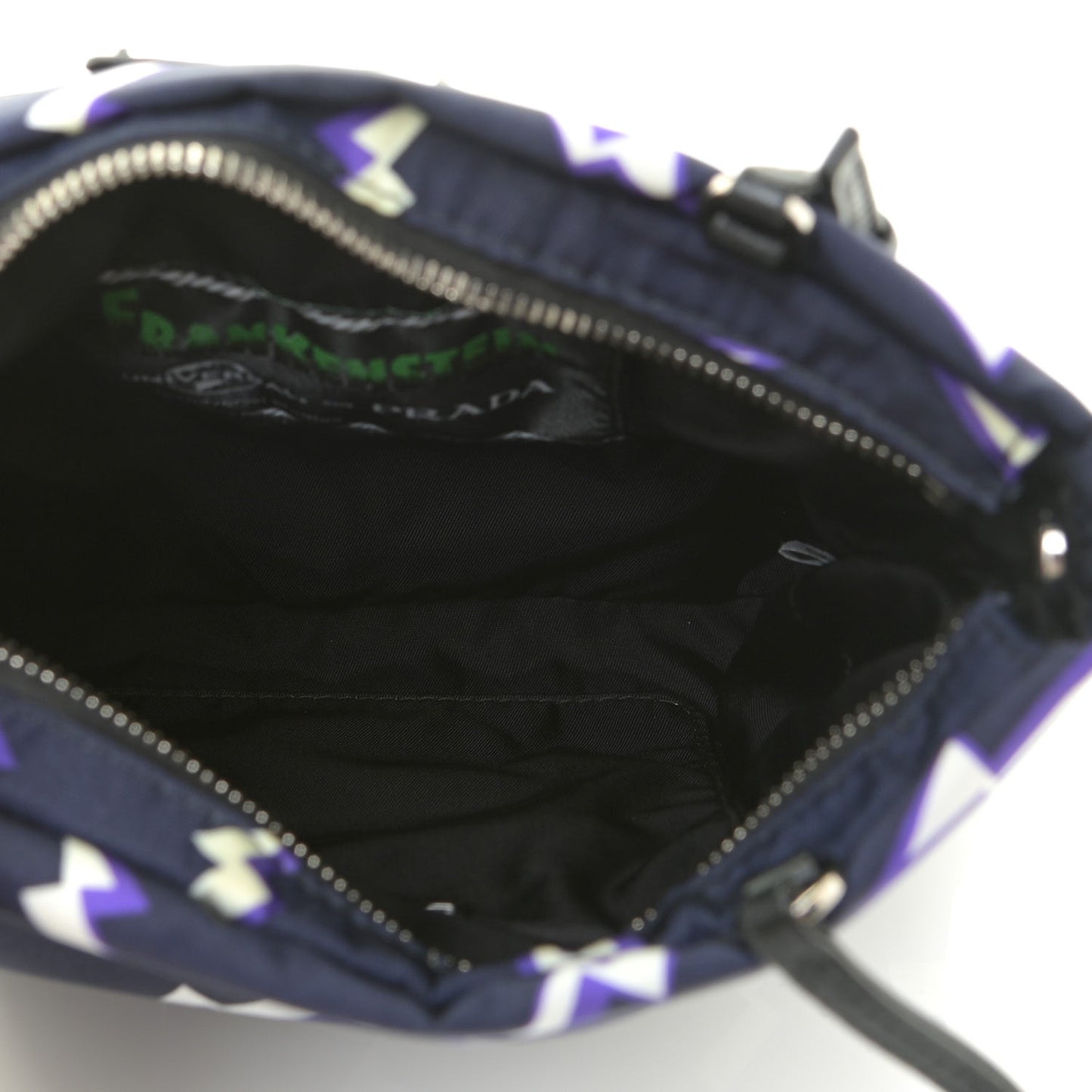X UNIVERSAL STUDIOS Tessuto Nylon Thunder Frankenstein Chain Shopping Tote Blue Multicolor