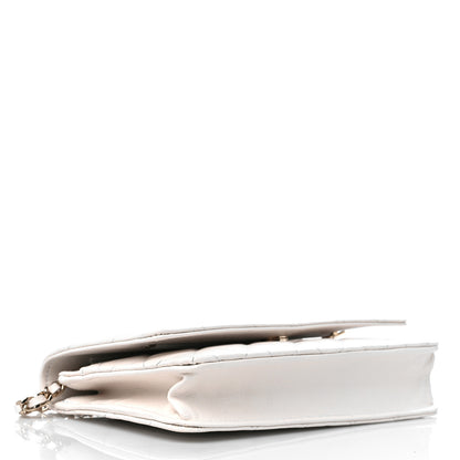 Chanel Caviar Quilted Wallet On Chain WOC White 4 of 11