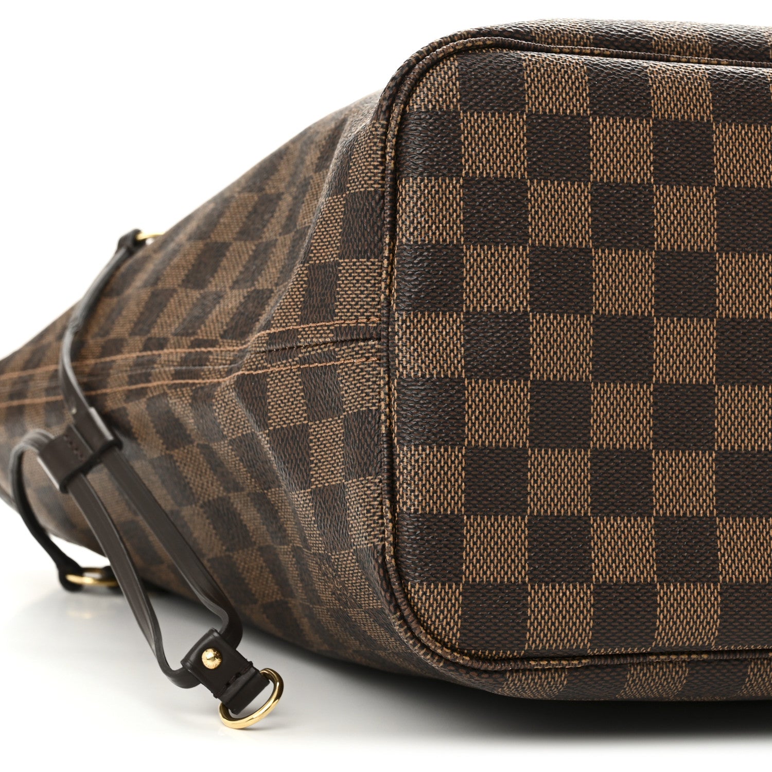Louis Vuitton Damier Ebene Neo Neverfull MM Rose Ballerine 9 of 10