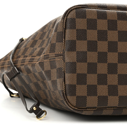 Louis Vuitton Damier Ebene Neo Neverfull MM Rose Ballerine 9 of 10