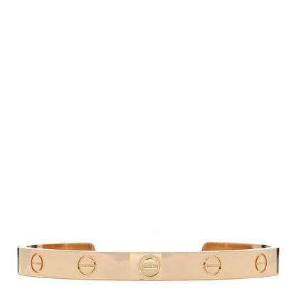 Cartier 18K Yellow Gold LOVE Cuff Bracelet 17 1 of 4