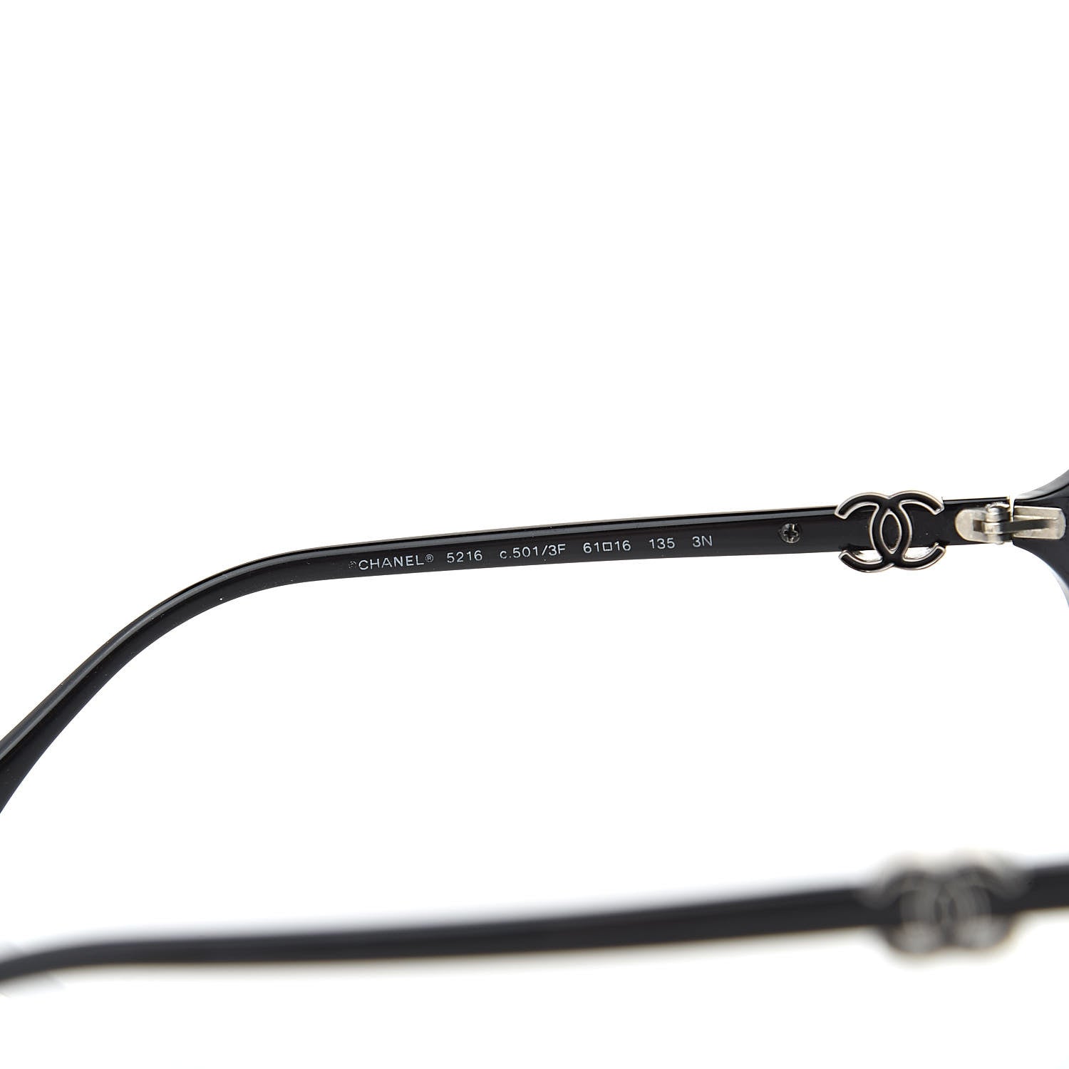 Chanel CC Sunglasses 5216 Black 5 of 7