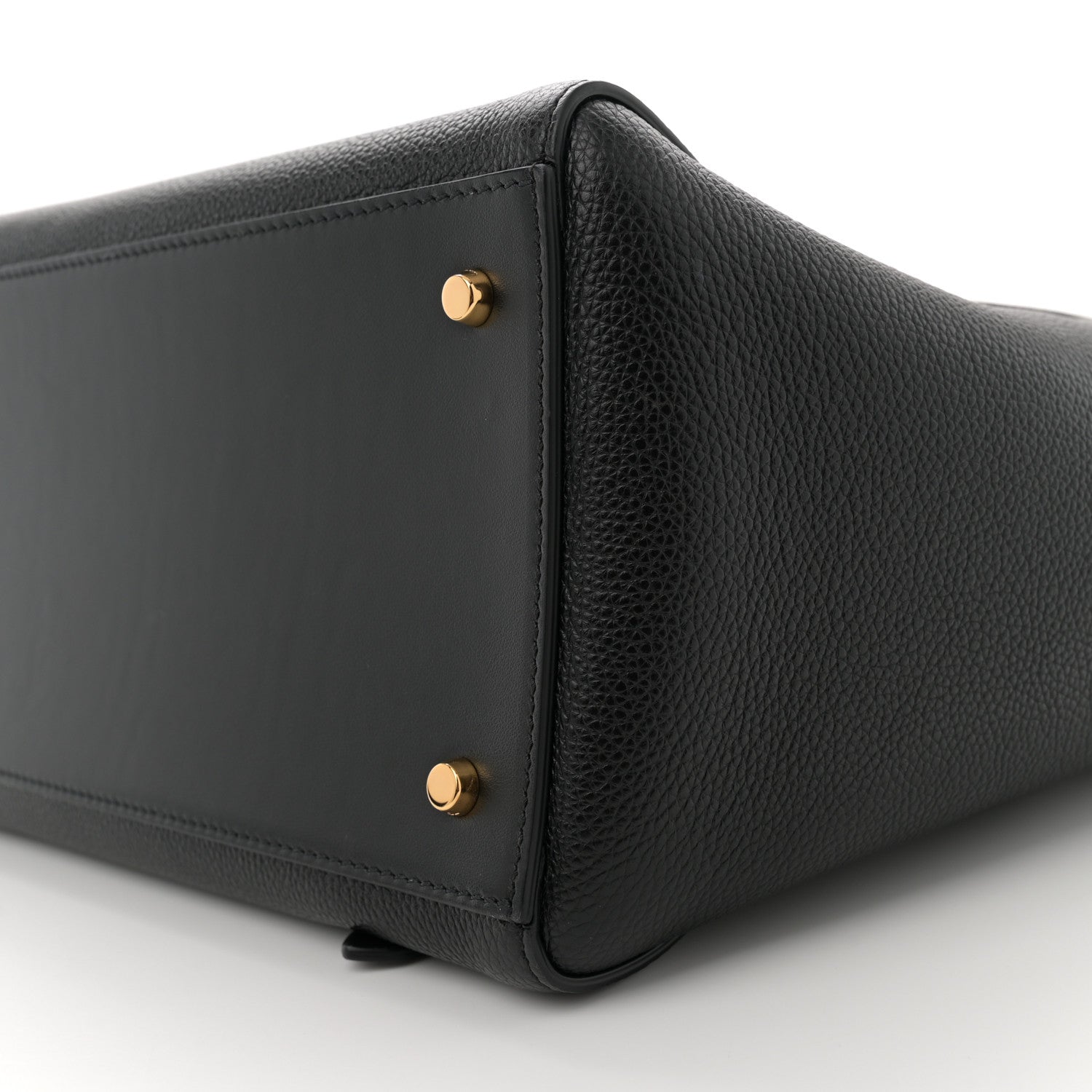 Tom Ford Grained Calfskin Buckle Tote Black 10 of 10