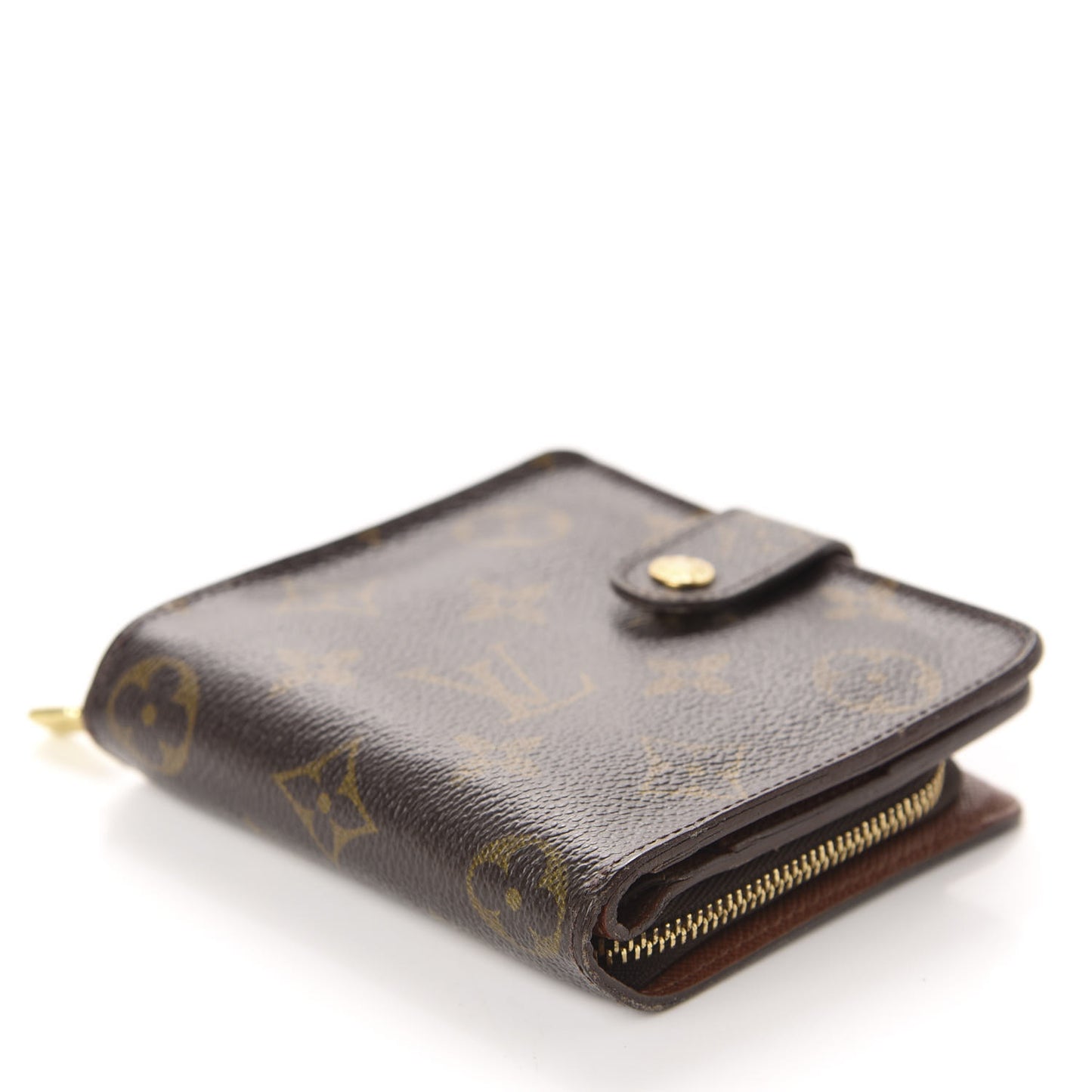 Monogram Compact Zippe Zipped Wallet
