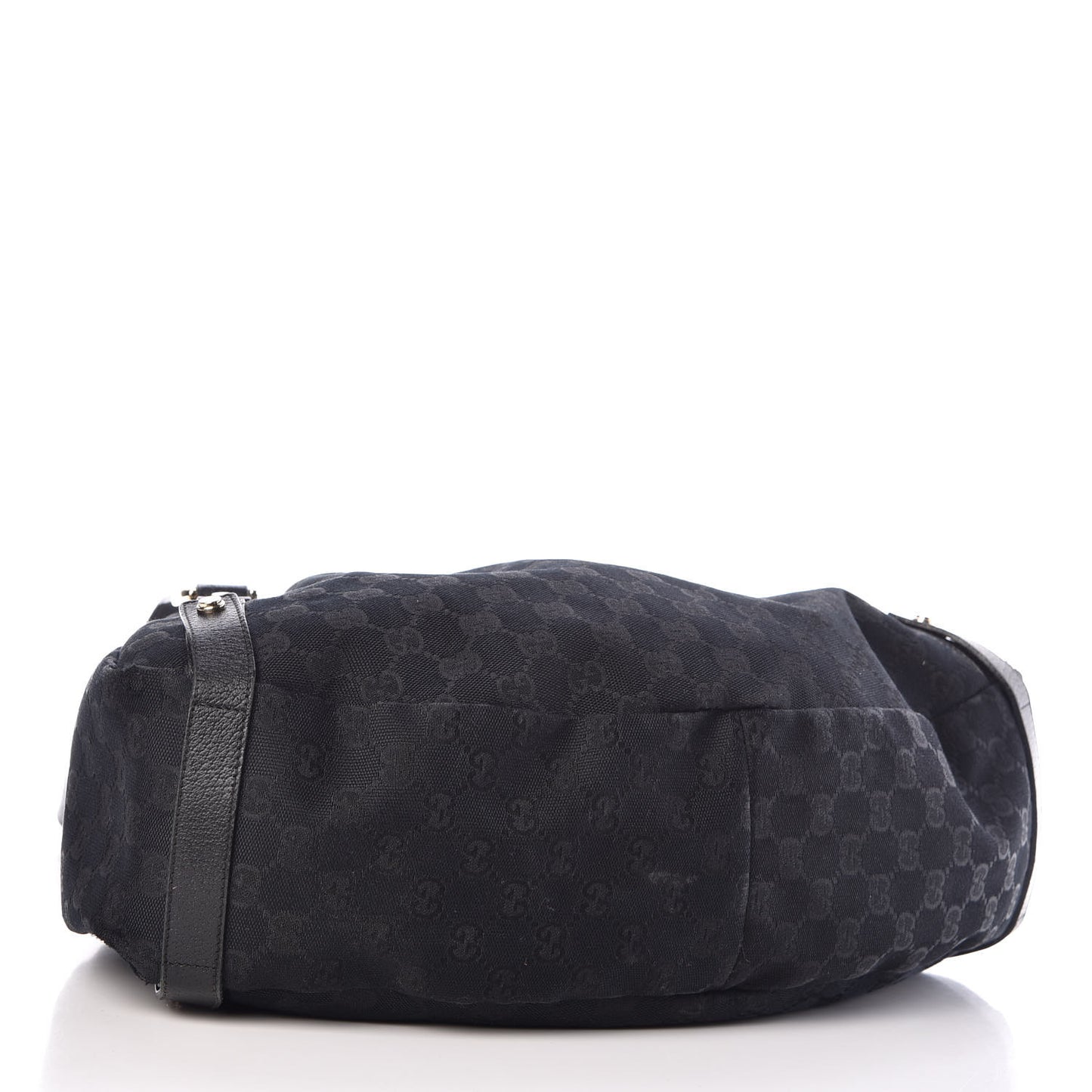 Monogram Medium Abbey Shoulder Bag Black