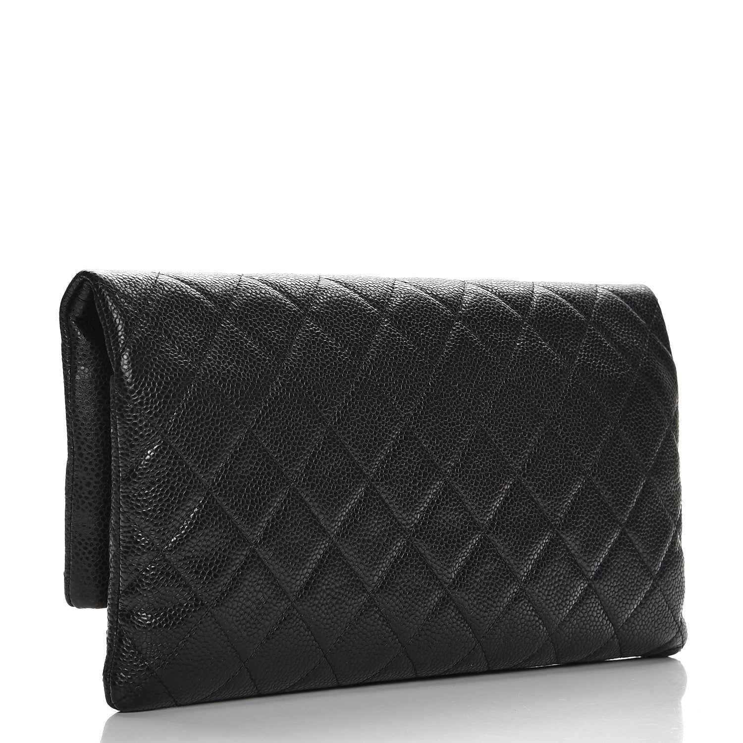 Chanel Caviar Quilted CC Beauty Clutch Black 3 of 7