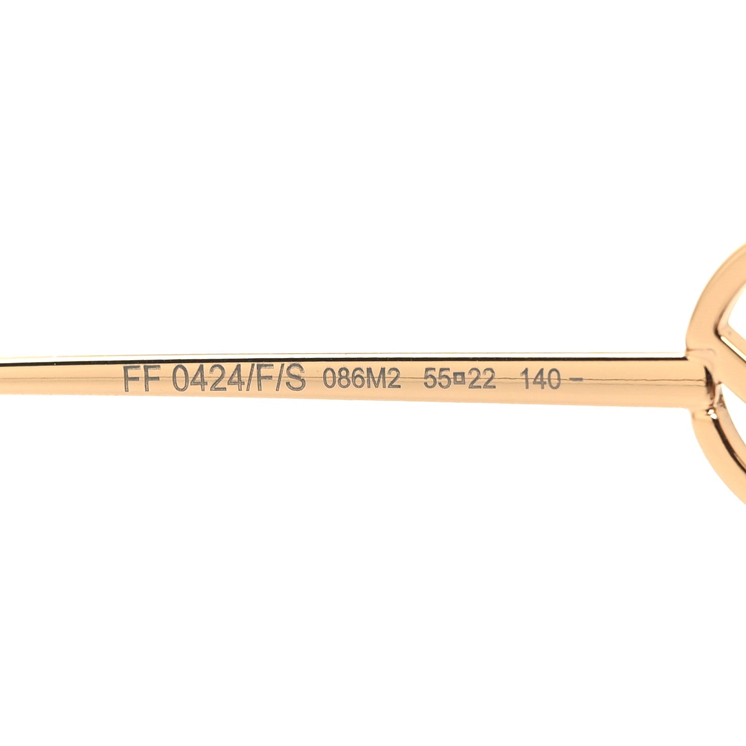 Fendi Acetate Metal F is Fendi FF Square Cat Eye Sunglasses FF 0424/F/S Havana 6 of 7