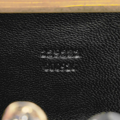 Alexander McQueen Nappa Leather Studded Skull Knuckle Box Long Clutch Black 8 of 8