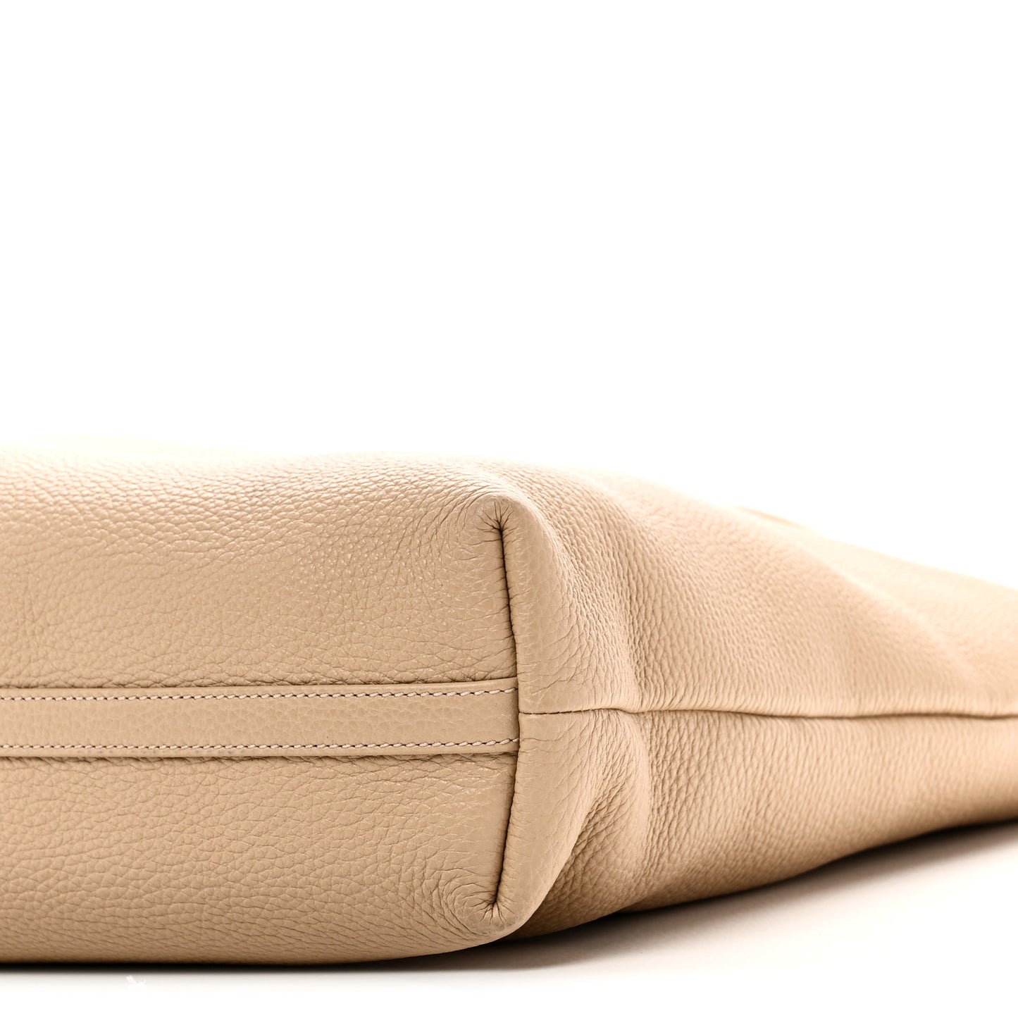 Vitello Daino Soft Large Tote Bag Sabbia