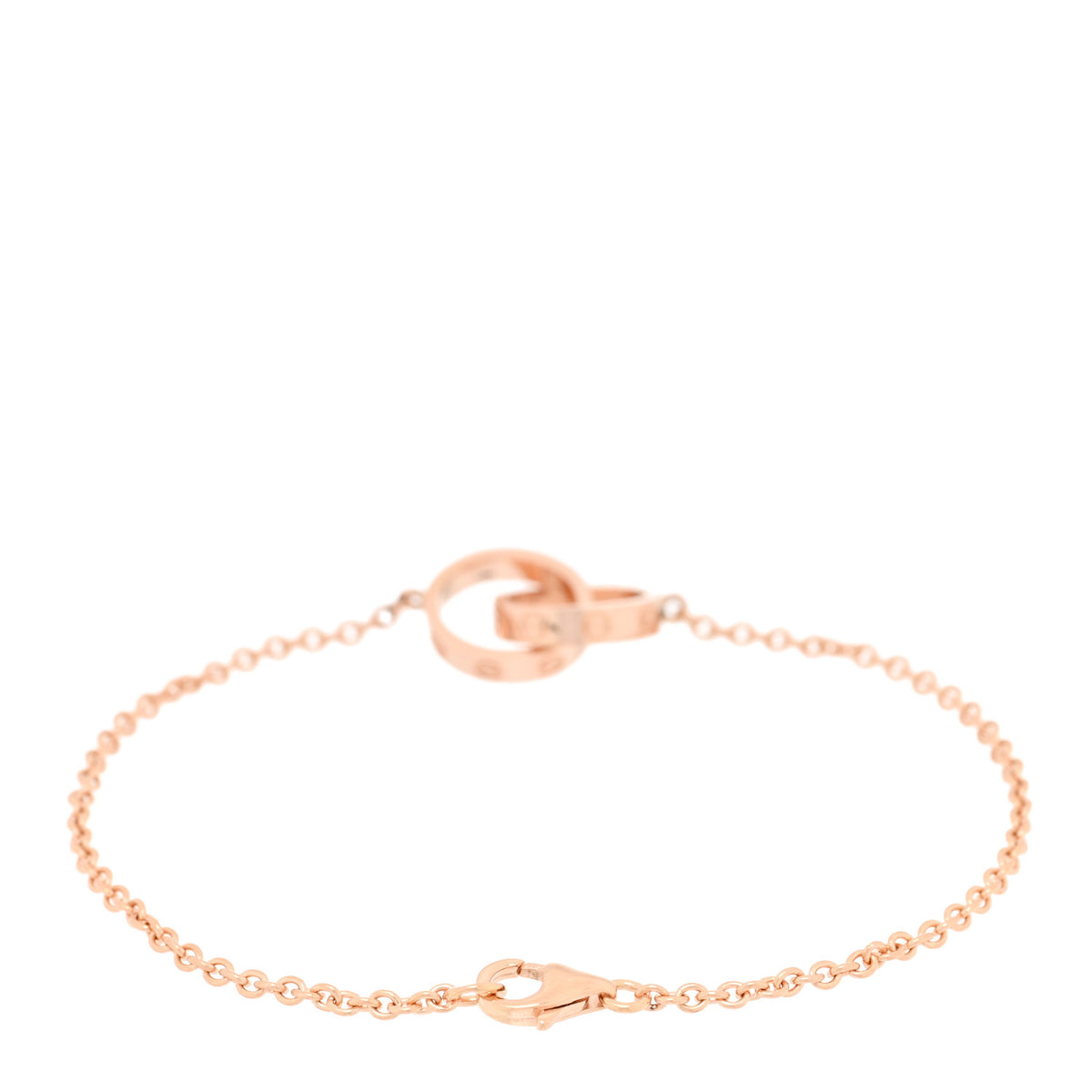 Cartier 18K Pink Gold Interlocking LOVE Bracelet 2 of 3