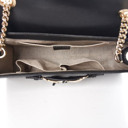 Gucci Microguccissima Medium Emily Chain Shoulder Bag Black 5 of 9