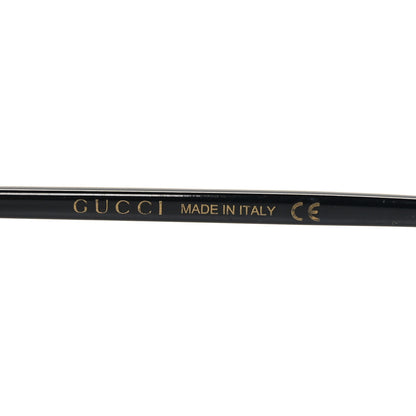 Gucci Metal Rimless Square Sunglasses GG0291S Black Gold 5 of 8