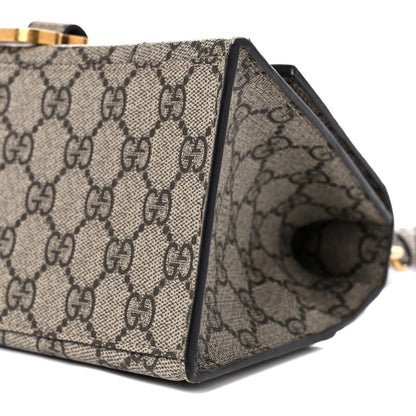 Balenciaga X GUCCI GG Supreme Monogram Small Hourglass Top Handle Bag Beige Ebony 8 of 10