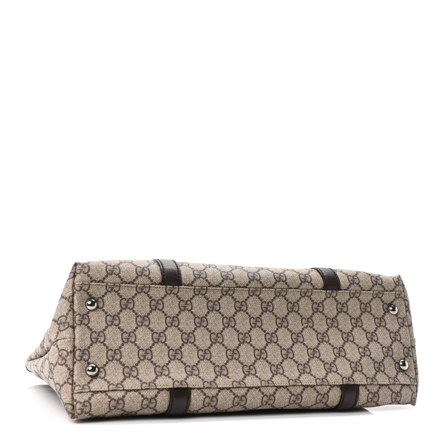 GG Plus Monogram Medium Joy Tote Dark Brown