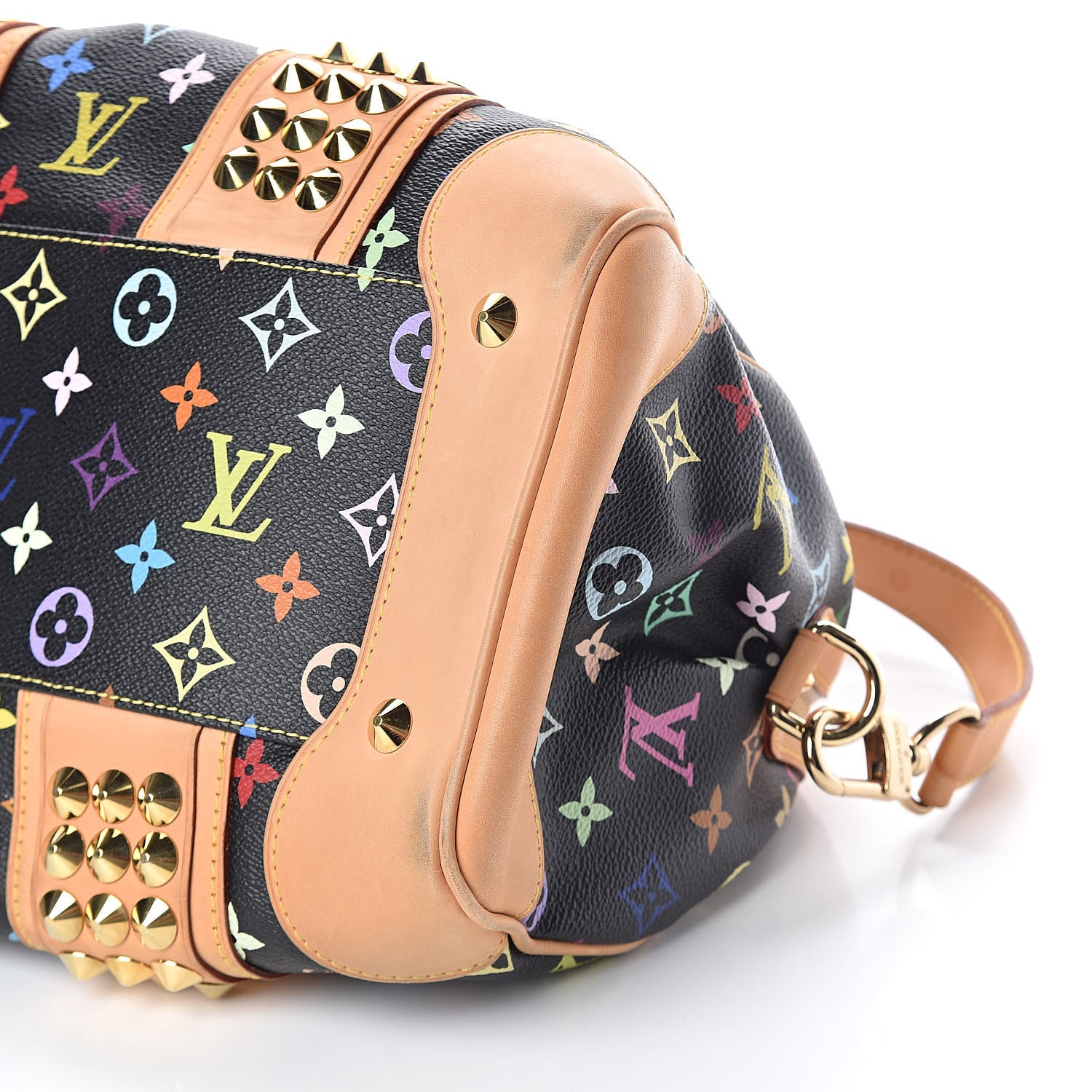 Louis Vuitton Monogram Multicolor Courtney MM Black 9 of 9