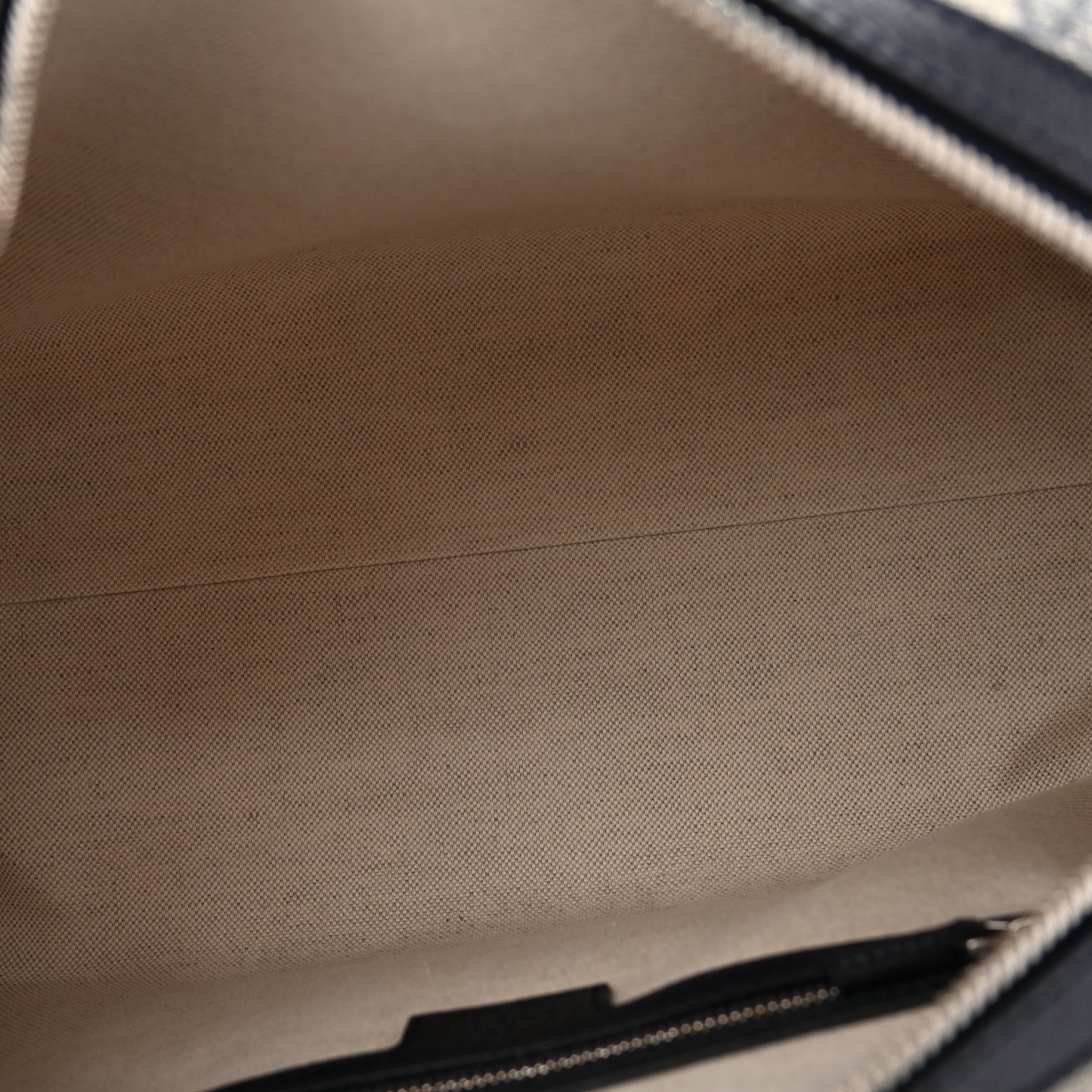GG Supreme Monogram Web Medium Ophidia Top Handle Bag Beige Blue