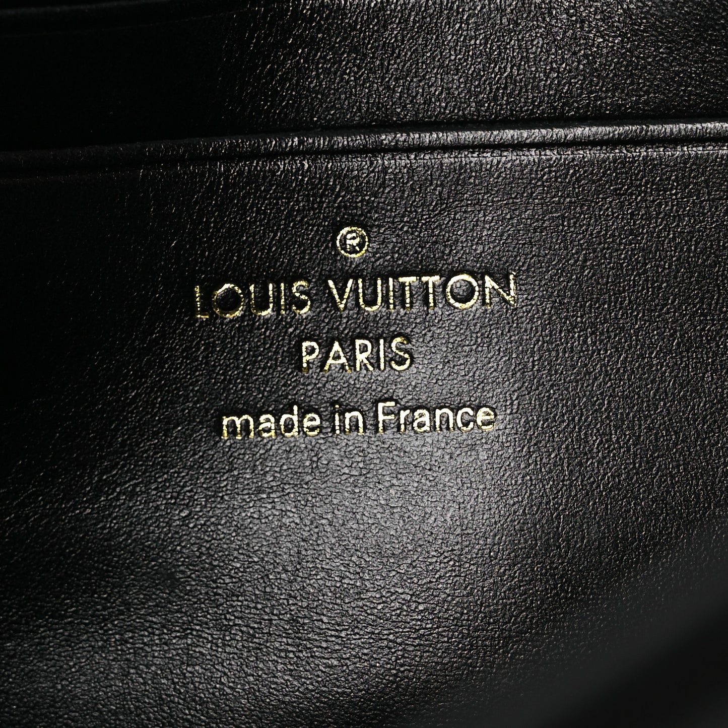 Calfskin LV Wallet On Chain Capucines Black