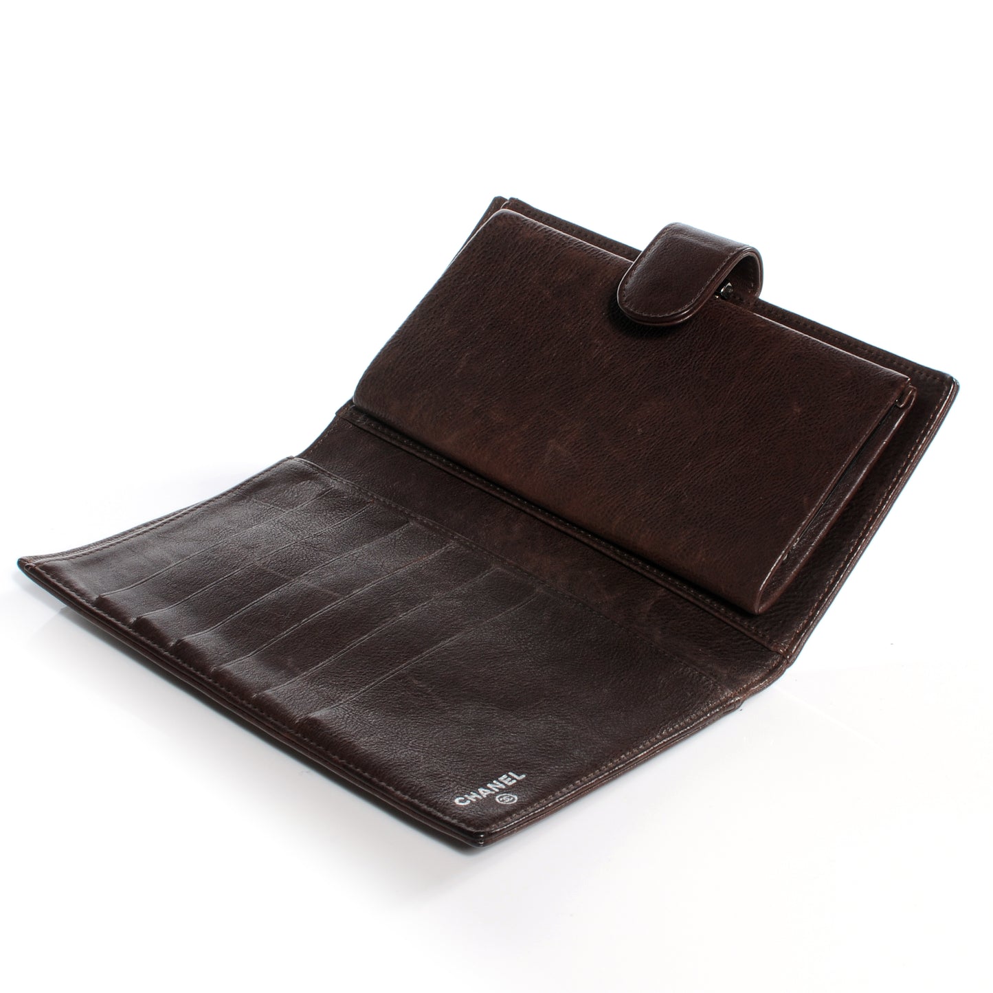 Leather CC Wallet Brown