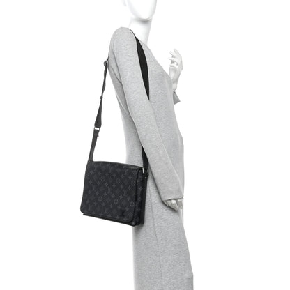 Louis Vuitton Monogram Eclipse District PM Black 2 of 10