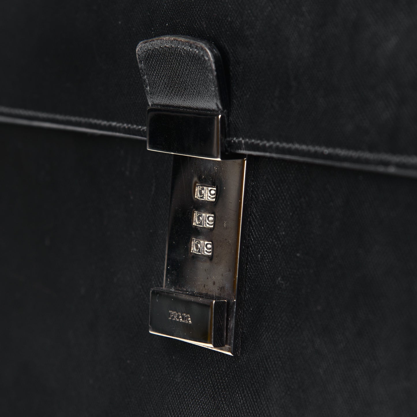 Saffiano Briefcase Black