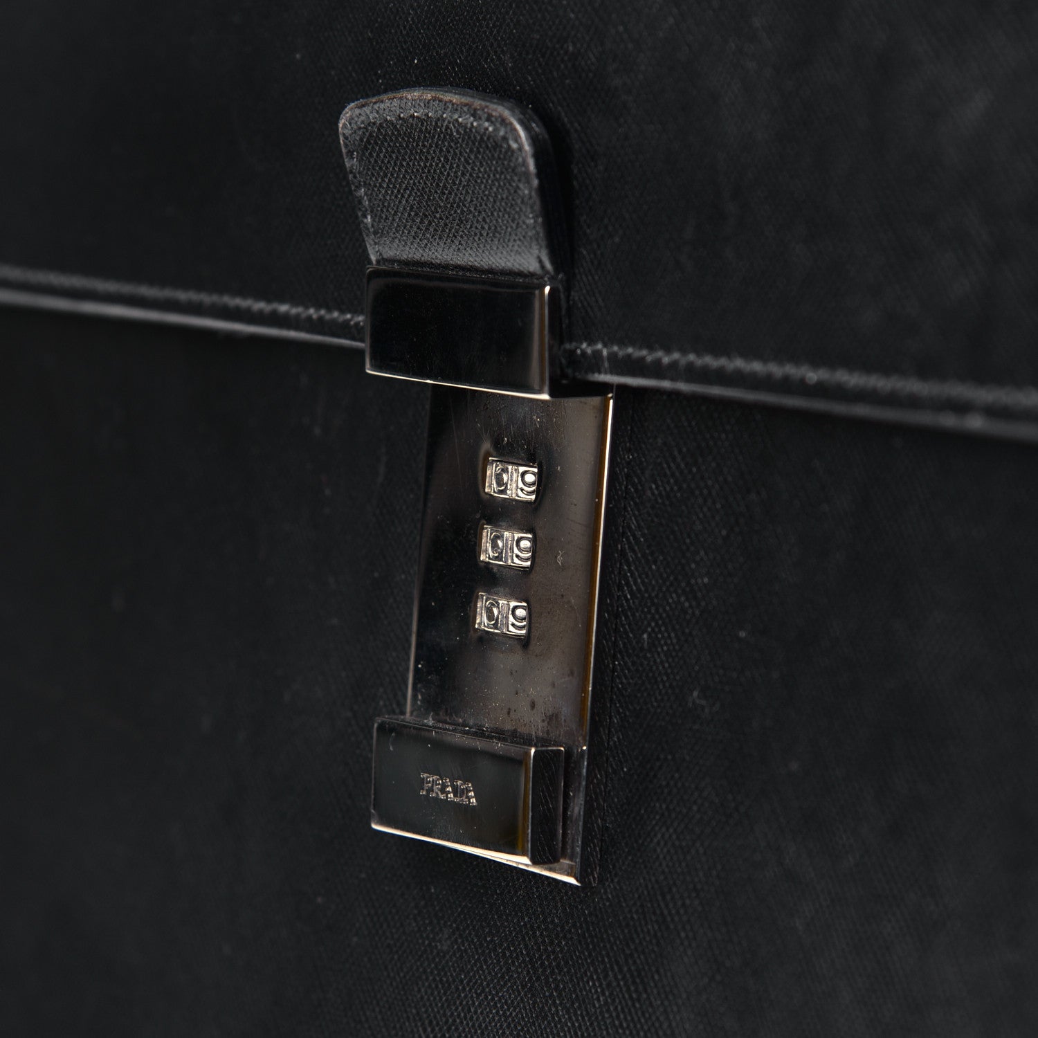 Prada Saffiano Briefcase Black 6 of 6