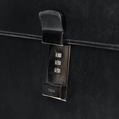 Prada Saffiano Briefcase Black 6 of 6
