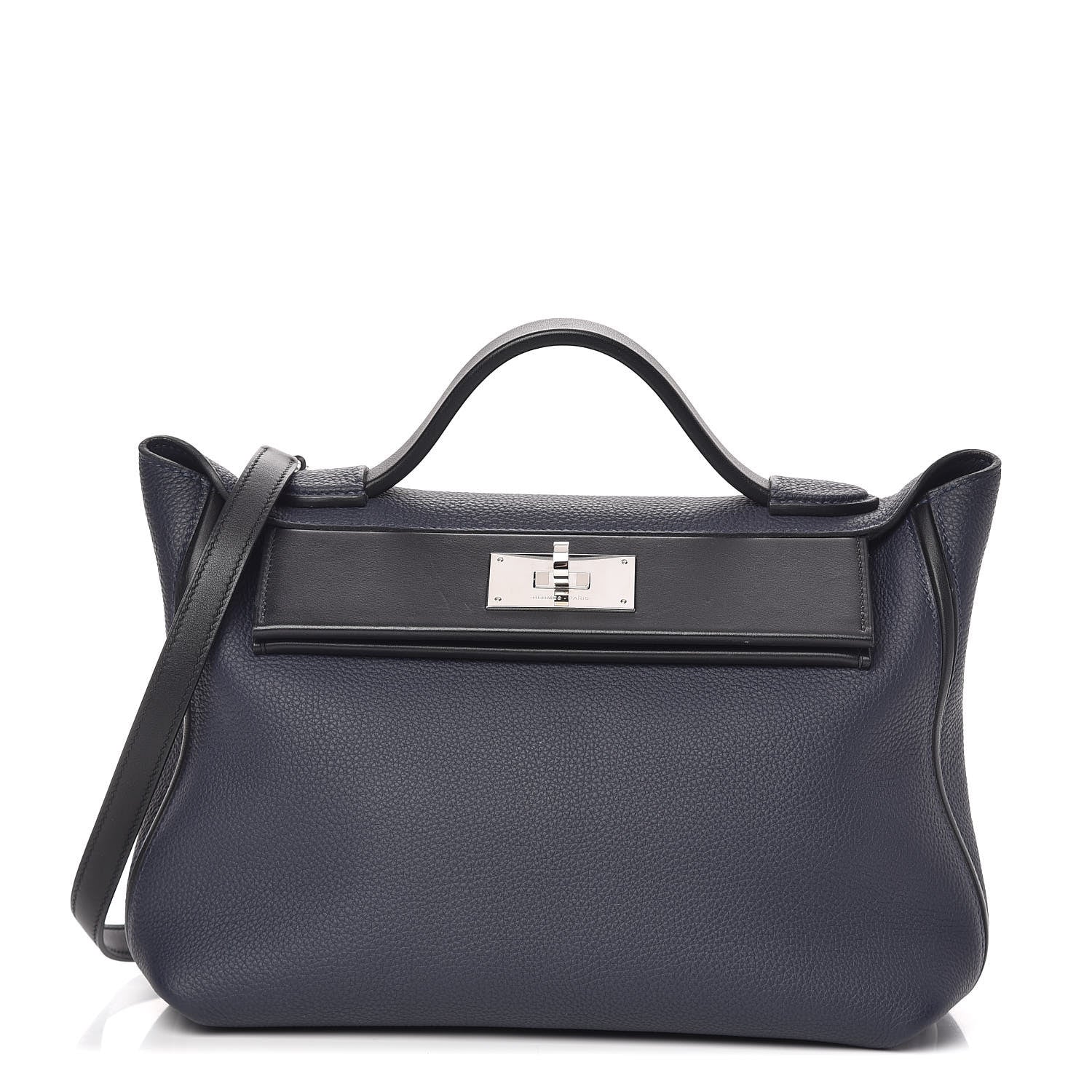 Hermes Togo Swift 24/24 29 Bleu Nuit Black 1 of 10