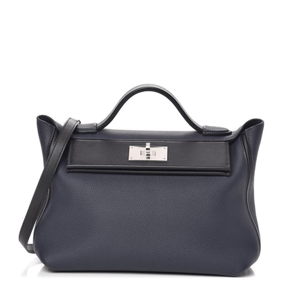 Hermes Togo Swift 24/24 29 Bleu Nuit Black 1 of 10
