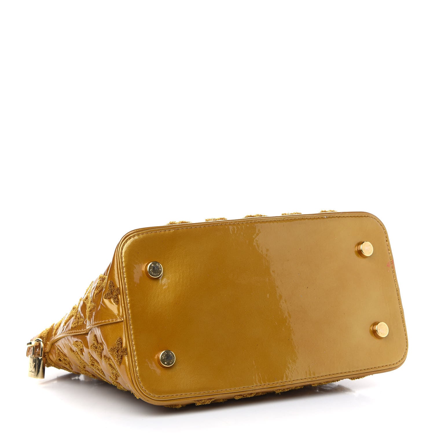 Louis Vuitton Patent Lambskin Fascination Lockit Moutarde 3 of 8